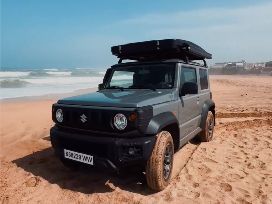 4x4 Off Road Alquiler De Coche Marrakech Suzuki Jimny Con Tienda De Techo